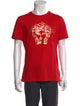 Versace Graphic Print Crew Neck T-Shirt