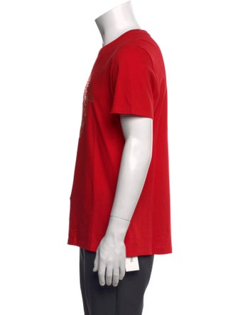 Versace Graphic Print Crew Neck T-Shirt