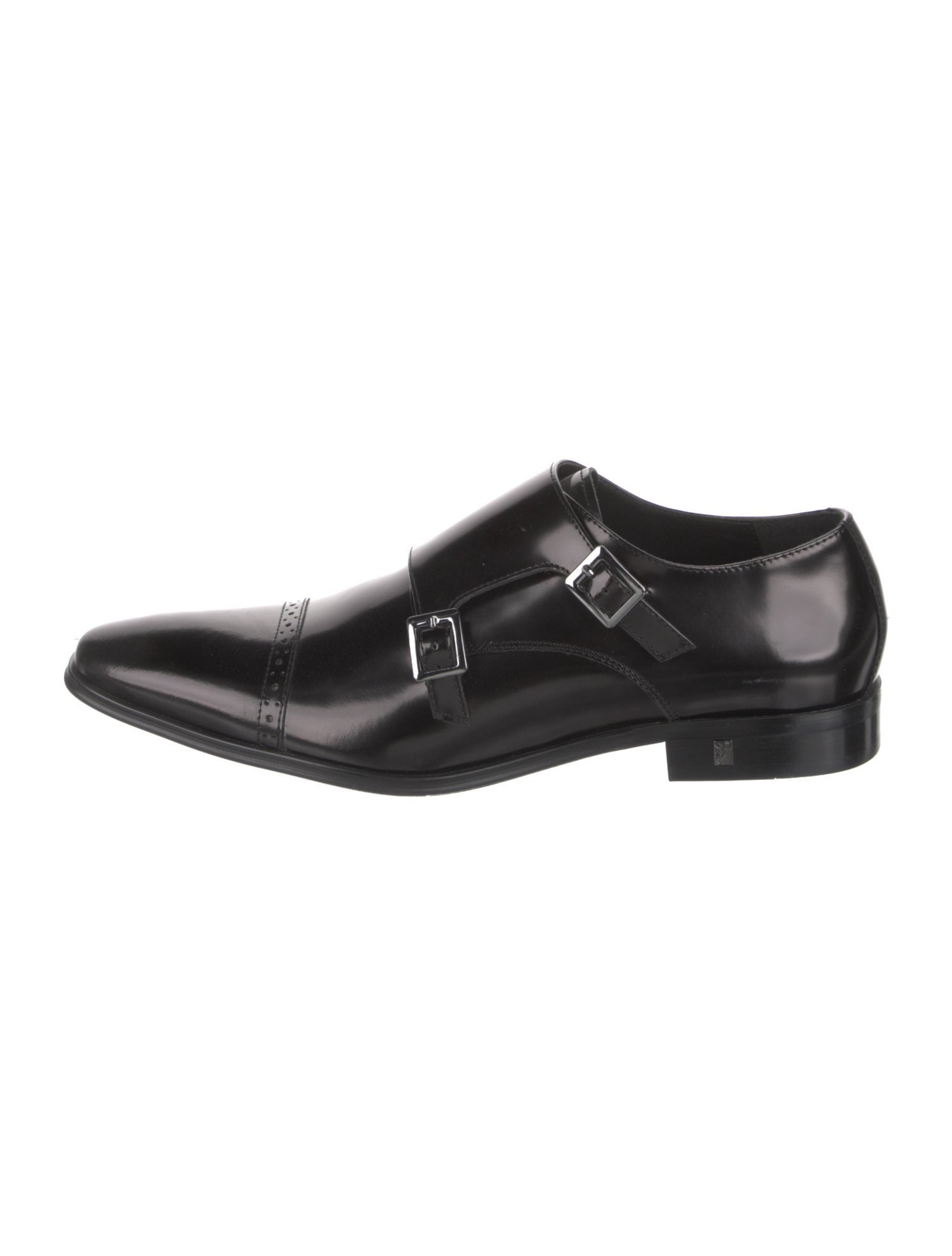 Versace Leather Monk Straps