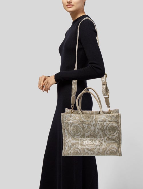 Versace Canvas Crossbody Bag