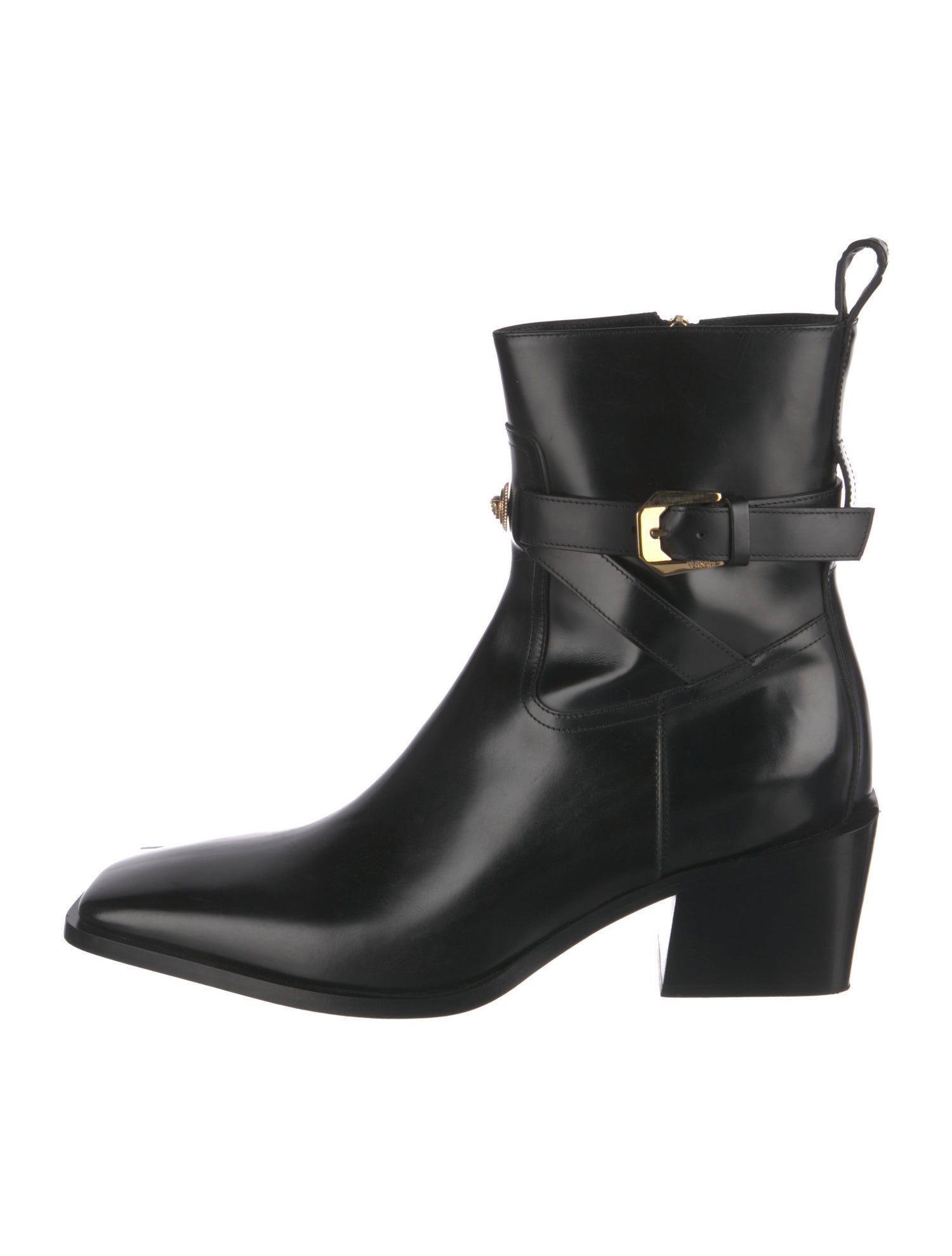 Versace Leather Boots