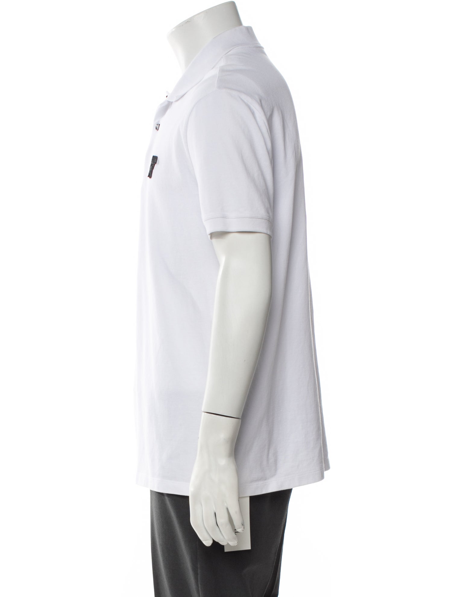 Versace Medusa Insignia Crew Neck Polo Shirt