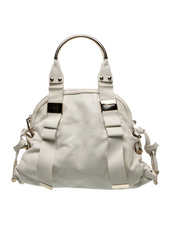 Versace Leather Top Handle Bag