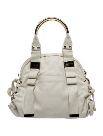 Versace Leather Top Handle Bag