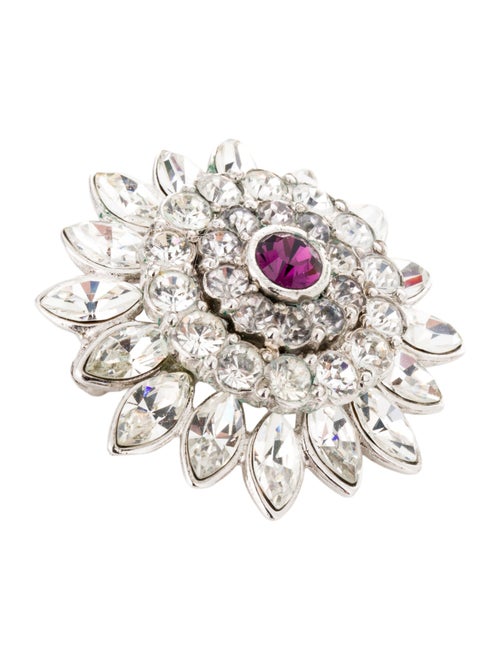 Versace Crystal Gianni Starburst 3D Brooch