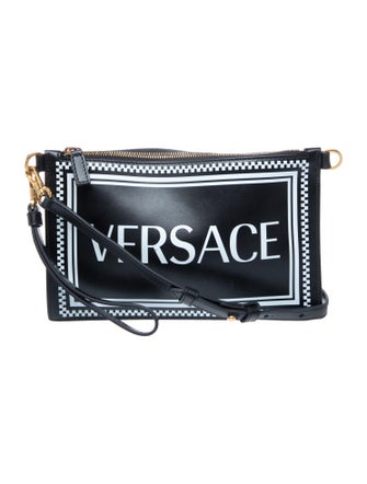 Versace Leather Clutch