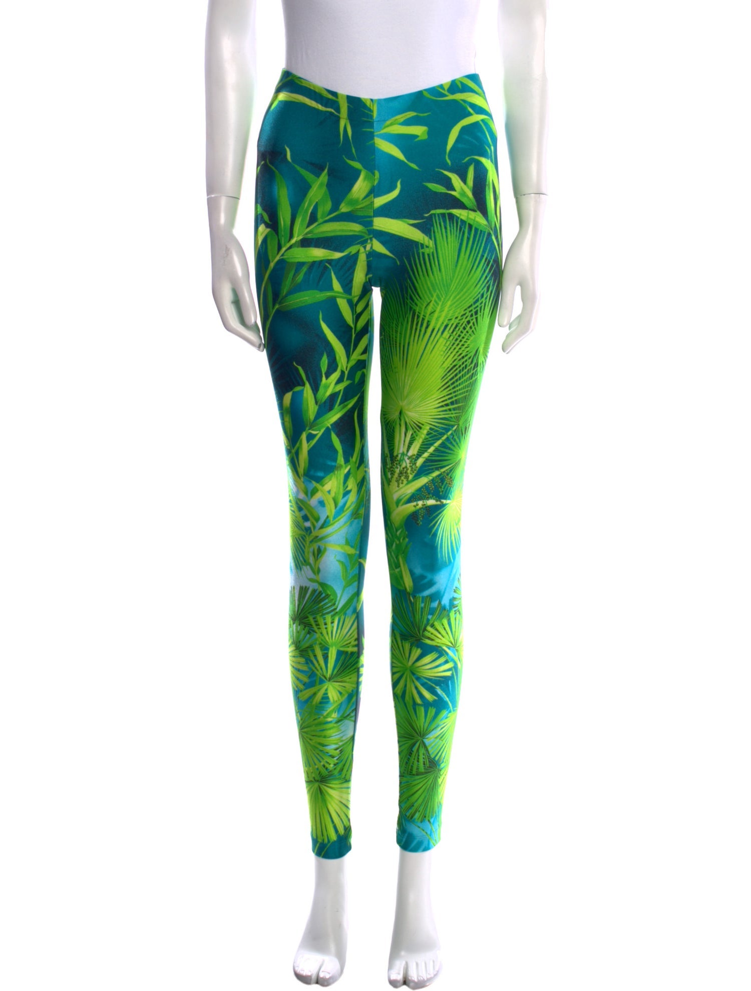 Versace Nylon Skinny Leg Pants