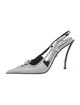 Versace Leather Slingback Pumps