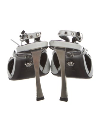 Versace Leather Slingback Pumps