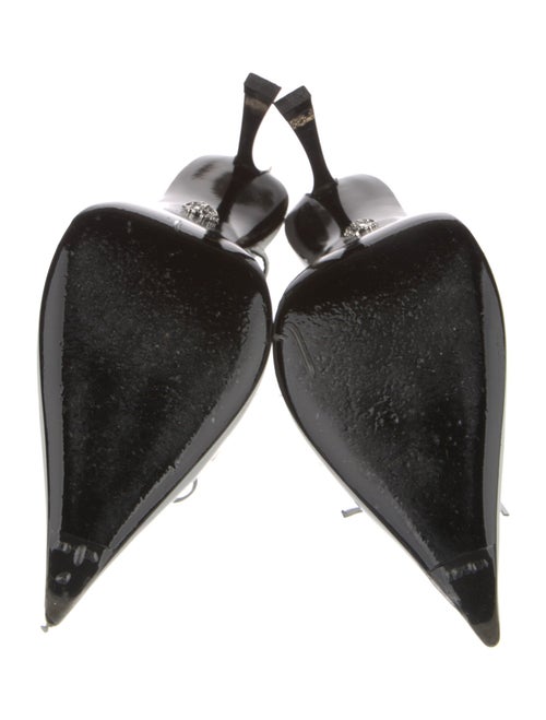 Versace Leather Slingback Pumps