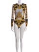 Versace Nylon Printed Bodysuit