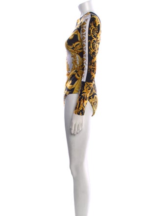 Versace Nylon Printed Bodysuit