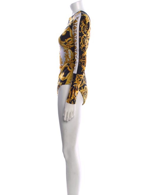 Versace Nylon Printed Bodysuit