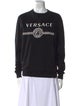 Versace Graphic Print Crew Neck Sweatshirt