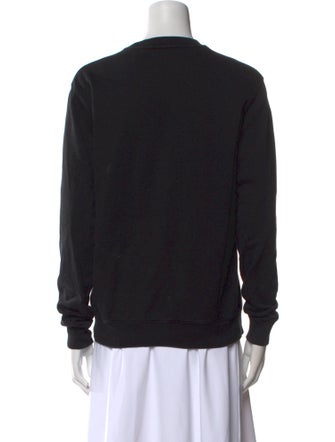 Versace Graphic Print Crew Neck Sweatshirt