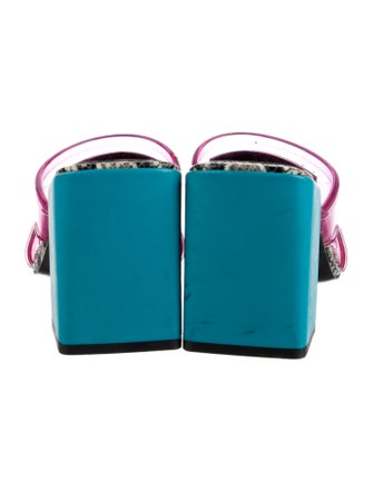 Versace Medusa Insignia Leather Slides