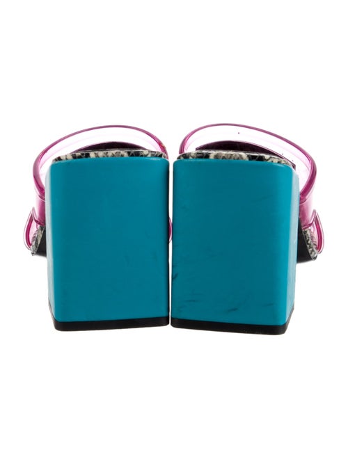 Versace Medusa Insignia Leather Slides