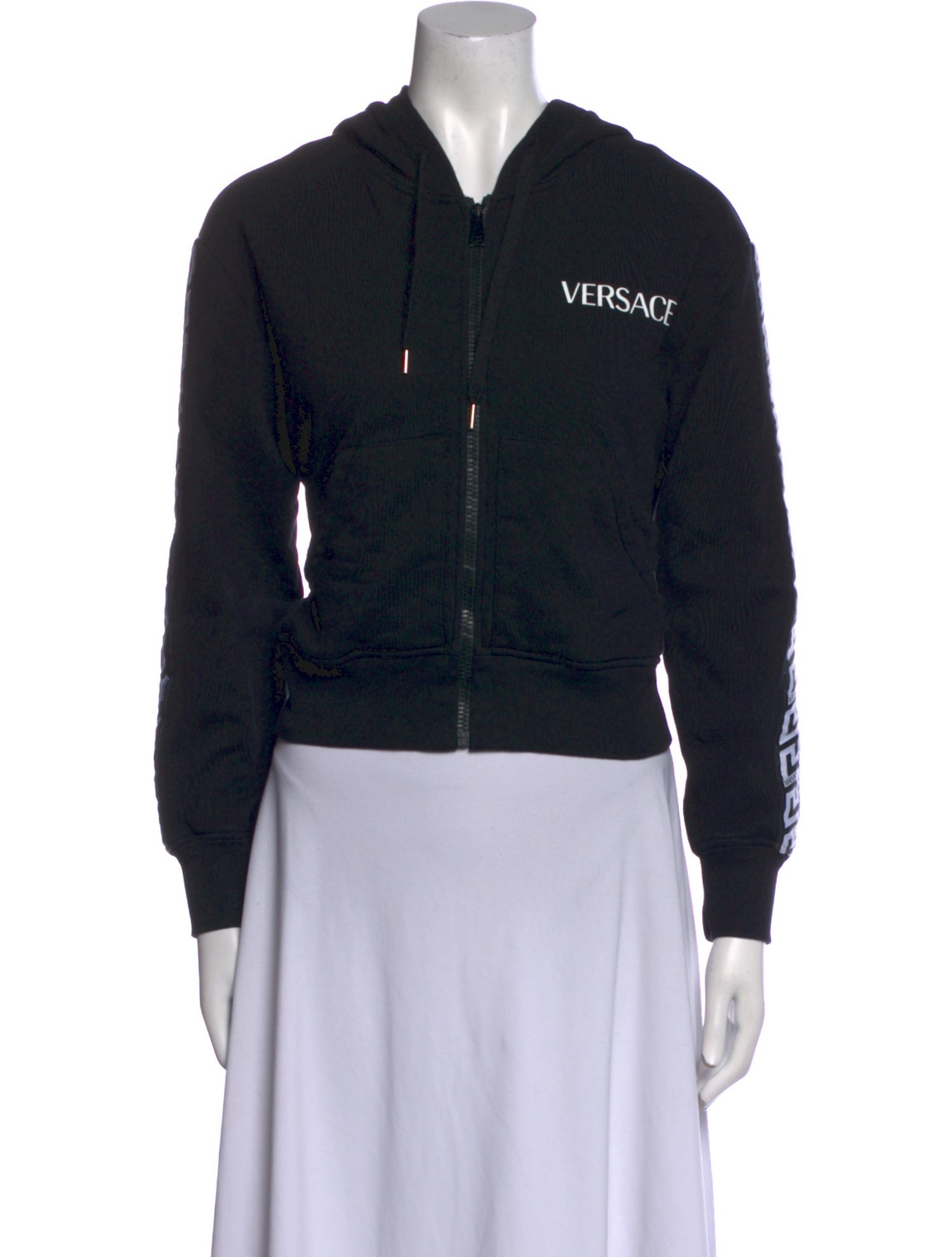 Versace Graphic Print Crew Neck Sweatshirt