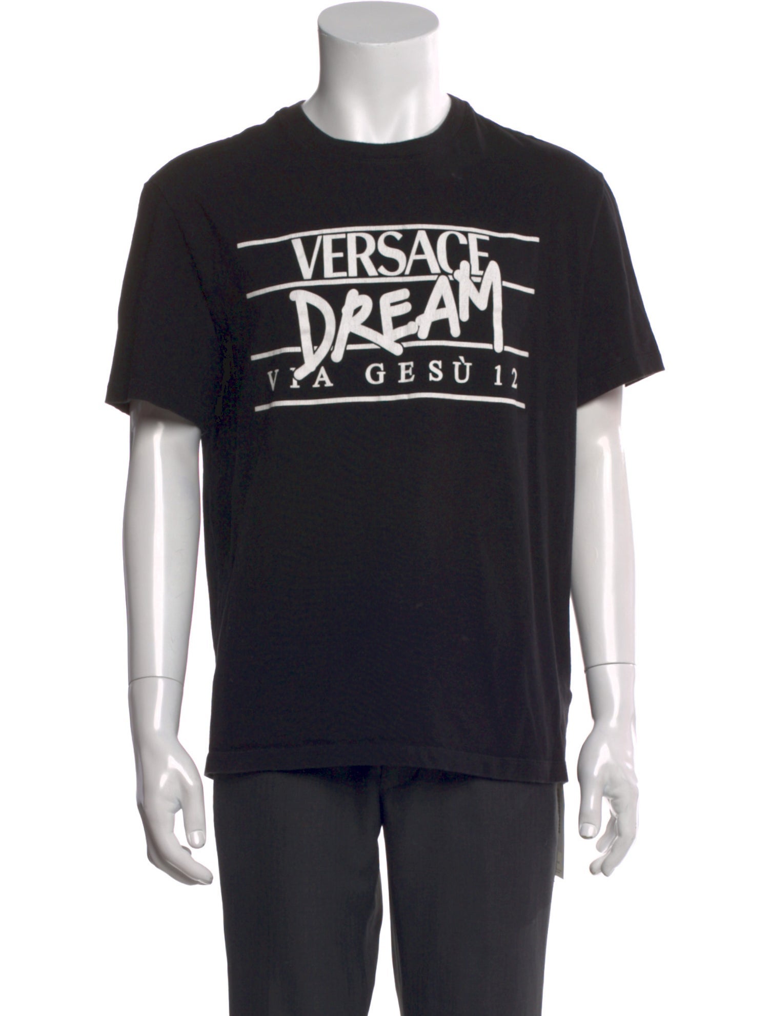 Versace Graphic Print Short Sleeve Shirt