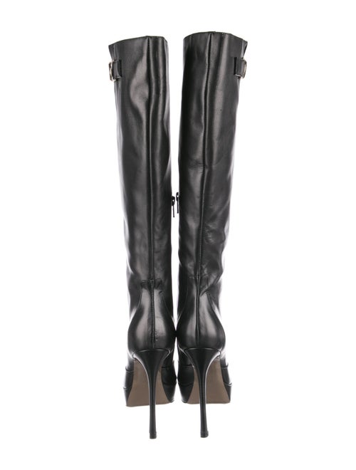 Versace Medusa Insignia Leather Boots