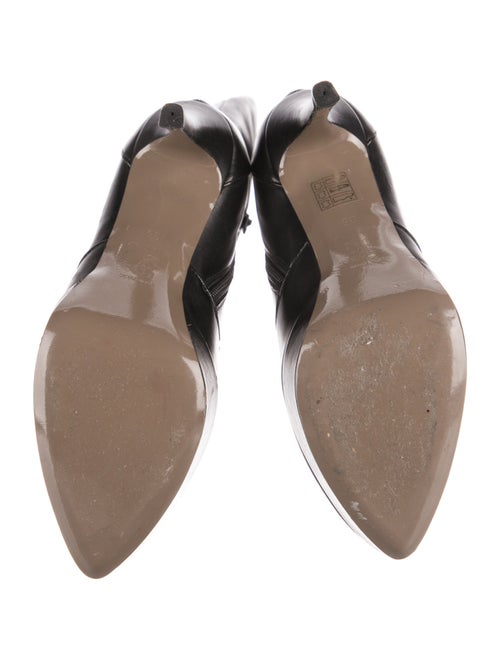 Versace Medusa Insignia Leather Boots