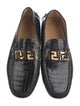 Versace Leather Moccasins