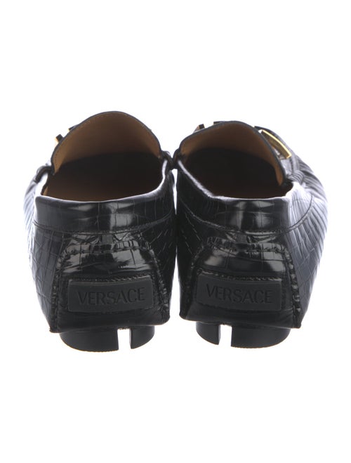 Versace Leather Moccasins