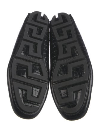 Versace Leather Moccasins