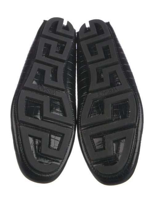 Versace Leather Moccasins