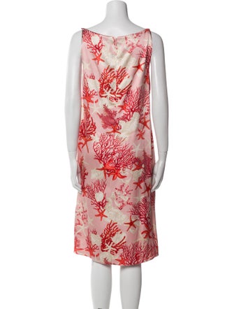 Versace Silk Midi Length Dress