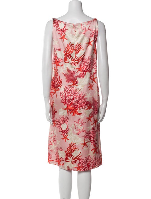 Versace Silk Midi Length Dress