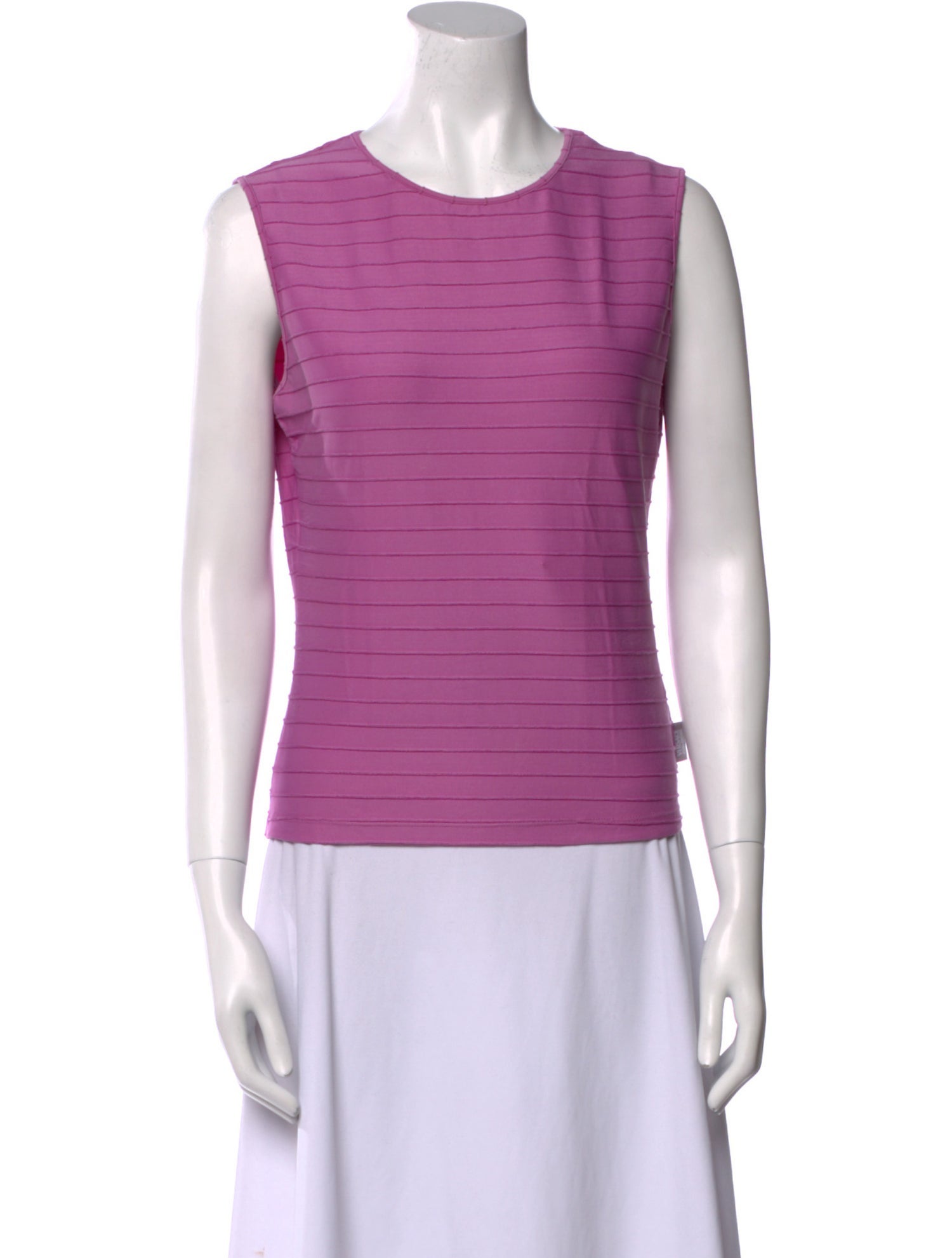 Versace Jeans Couture Nylon Crew Neck Top