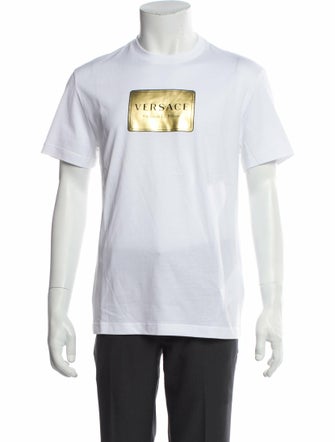 Versace Graphic Print Crew Neck T-Shirt