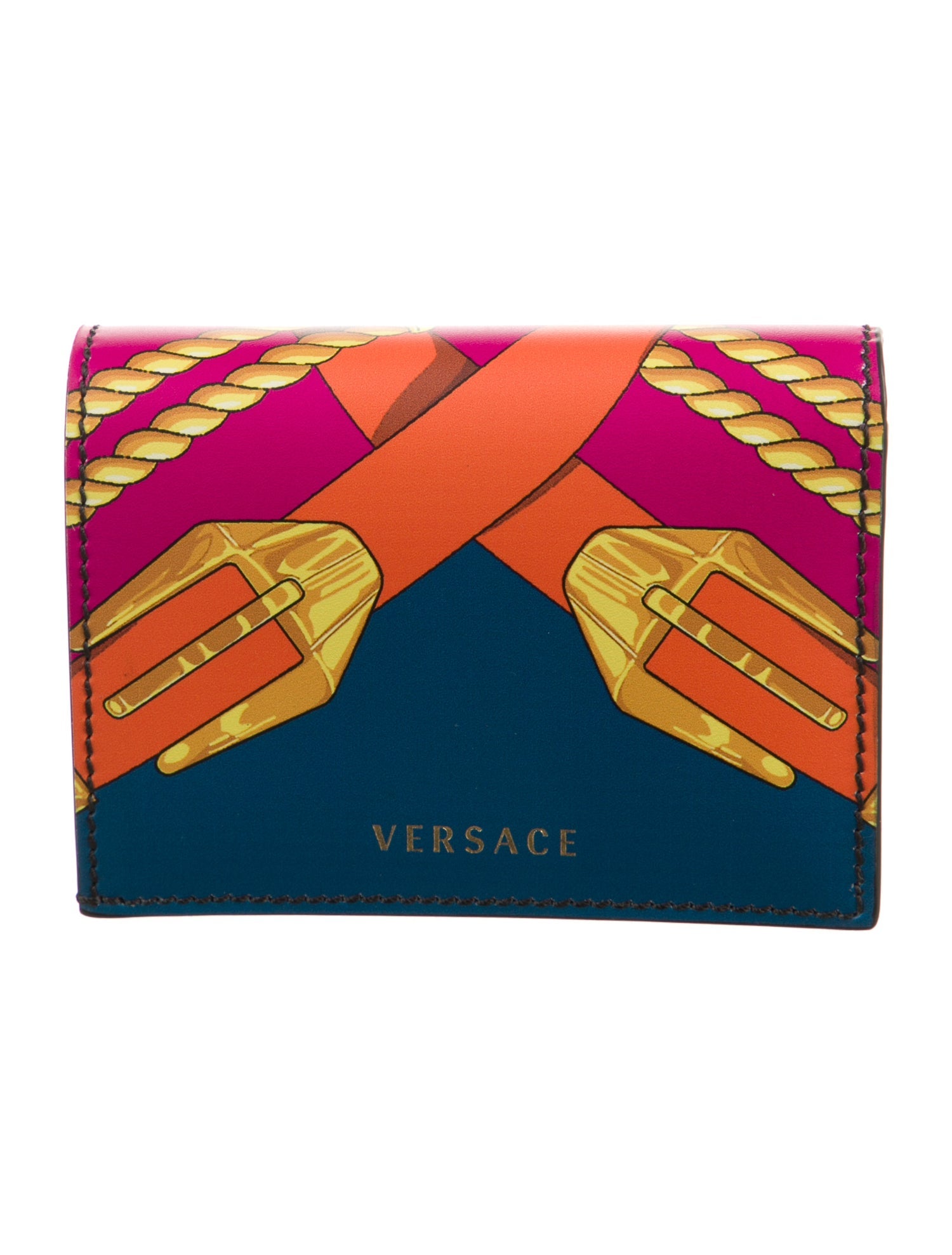 Versace Medusa Insignia Leather Wallet
