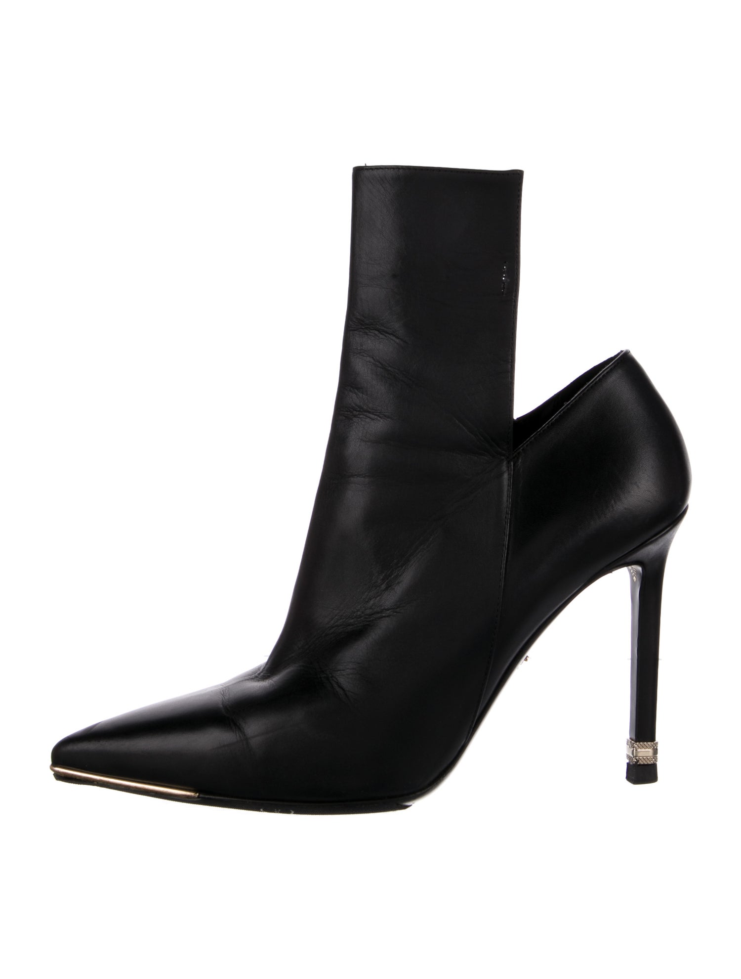 Versace Leather Sock Boots