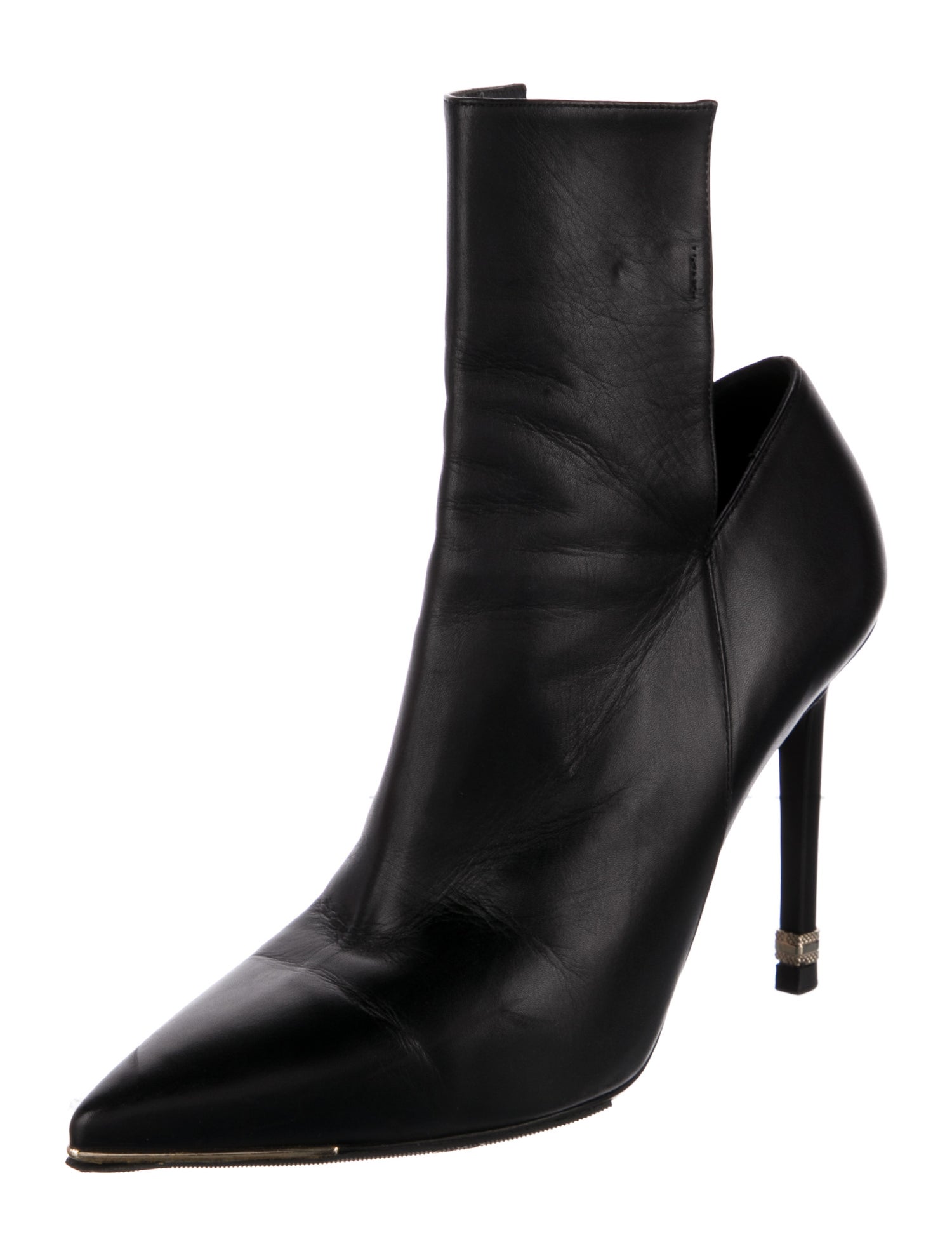 Versace Leather Sock Boots