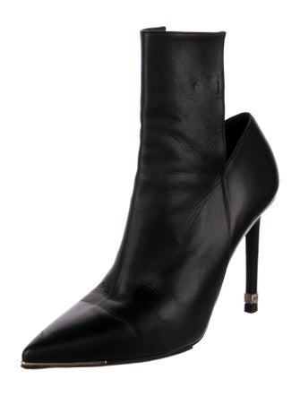 Versace Leather Sock Boots