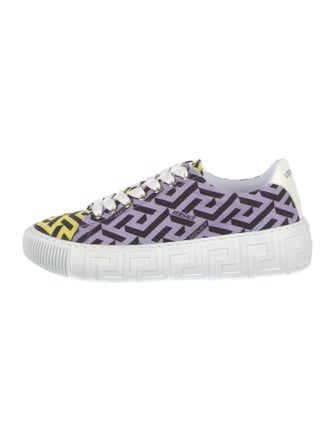Versace Medusa Insignia Canvas Sneakers