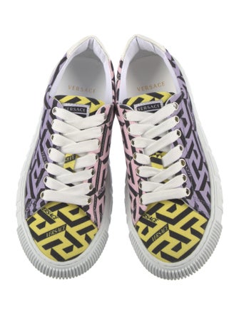Versace Medusa Insignia Canvas Sneakers