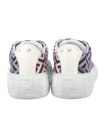 Versace Medusa Insignia Canvas Sneakers