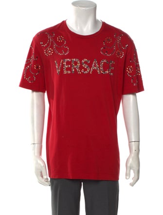 Versace Graphic Print Crew Neck T-Shirt