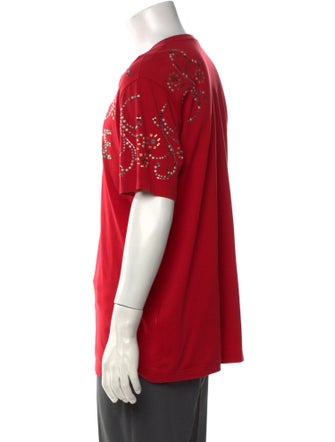 Versace Graphic Print Crew Neck T-Shirt