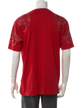 Versace Graphic Print Crew Neck T-Shirt