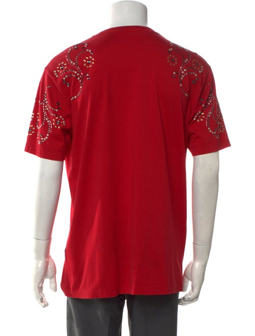 Versace Graphic Print Crew Neck T-Shirt