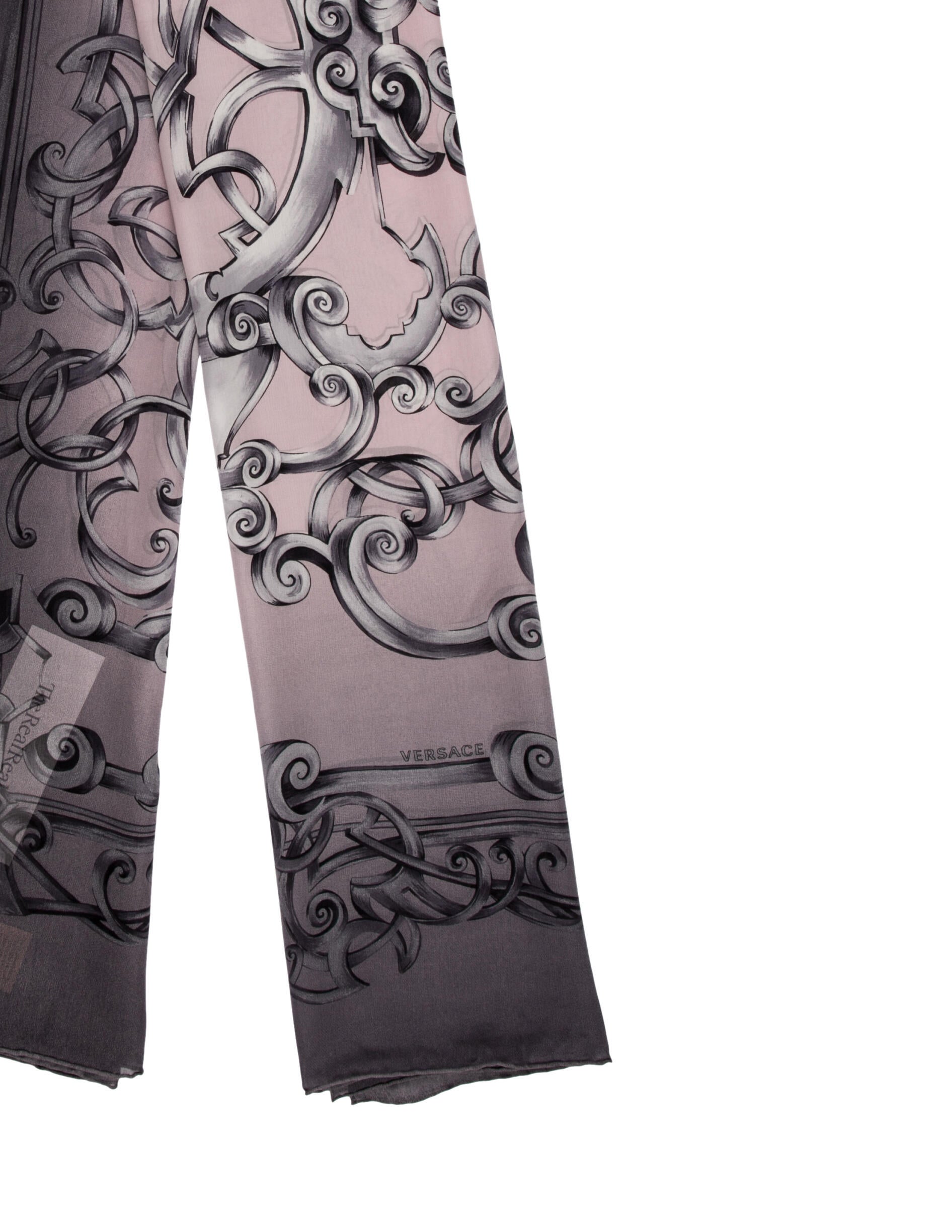 Versace Silk Printed Scarf