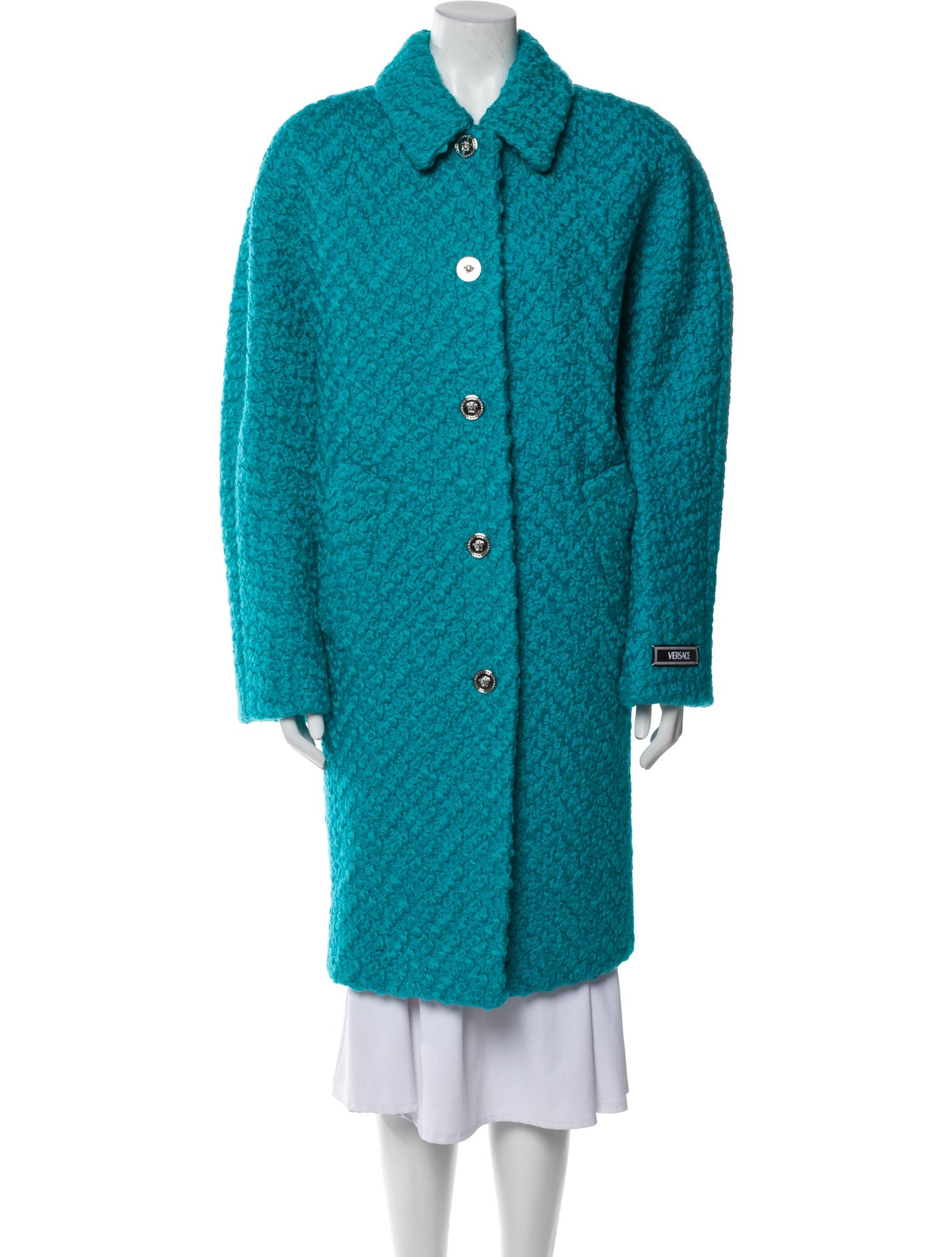 Versace Virgin Wool Coat w/ Tags