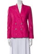 Versace Virgin Wool Striped Blazer