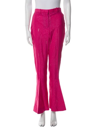 Versace Virgin Wool Wide Leg Pants