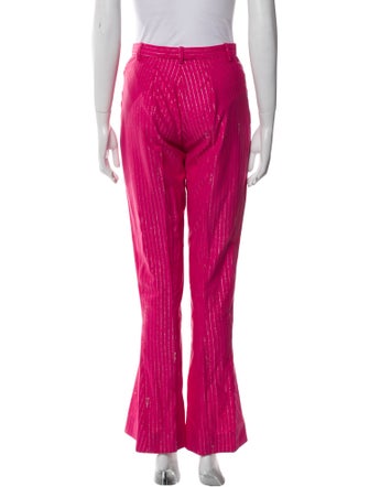 Versace Virgin Wool Wide Leg Pants