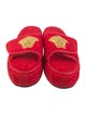 Versace Medusa Insignia Terry Cloth Slides